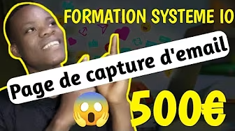 Systeme.io : Comment créer une page de capture d'émail ?