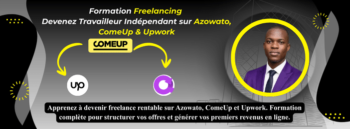 Formation Freelance : Devenez Travailleur Indépendant sur Azowato, ComeUp & Upwork – Image 2